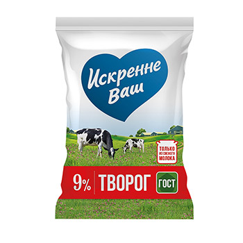 

Творог Искренне Ваш 9% 180 г