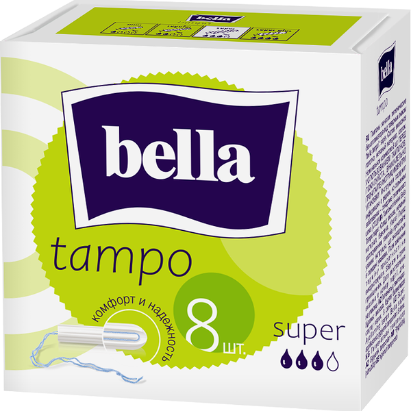 Тампоны Bella Tampo Super 8 шт