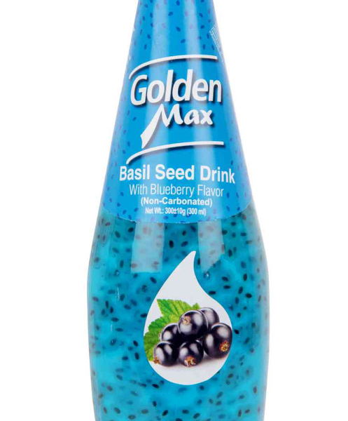 Напиток Golden Max черника с семенами базилика негазированный