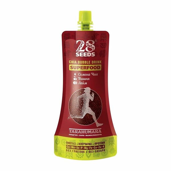 Напиток Чиа Суперфуд 28 Seeds Вишня-Лайм