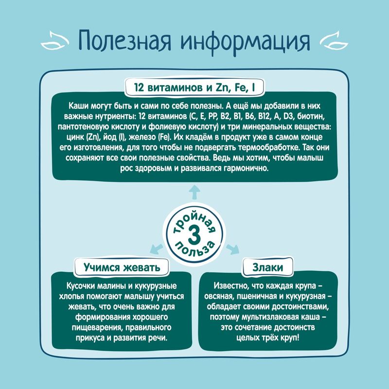 

Каша мультизлаковая молочная ФрутоНяня с яблоками, кукурузными хлопьями и кусочками малины с 12 месяцев, 200 г