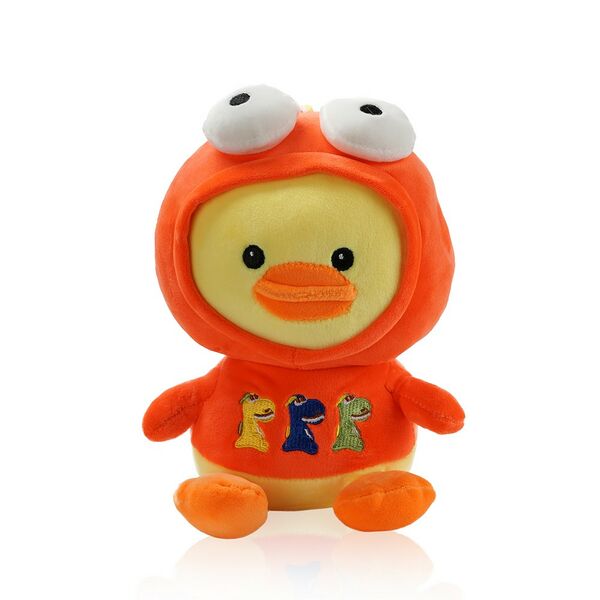 Мягкая игрушка Утка в худи (21см)
