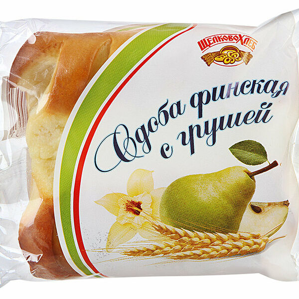 Сдоба Щелковохлеб Финская с грушевой начинкой