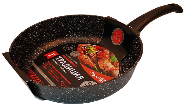 Сковорода Престиж литая для индукционных плит, 26 см ТМ Традиция