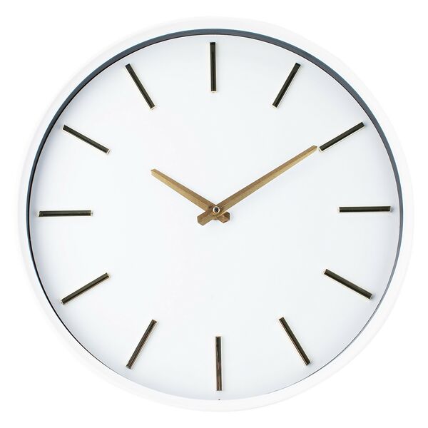 Часы настенные, 35,7х5 см, пластик