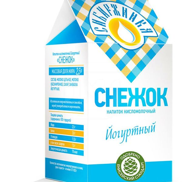Снежок Сибиржинка Йогуртный 2.5%