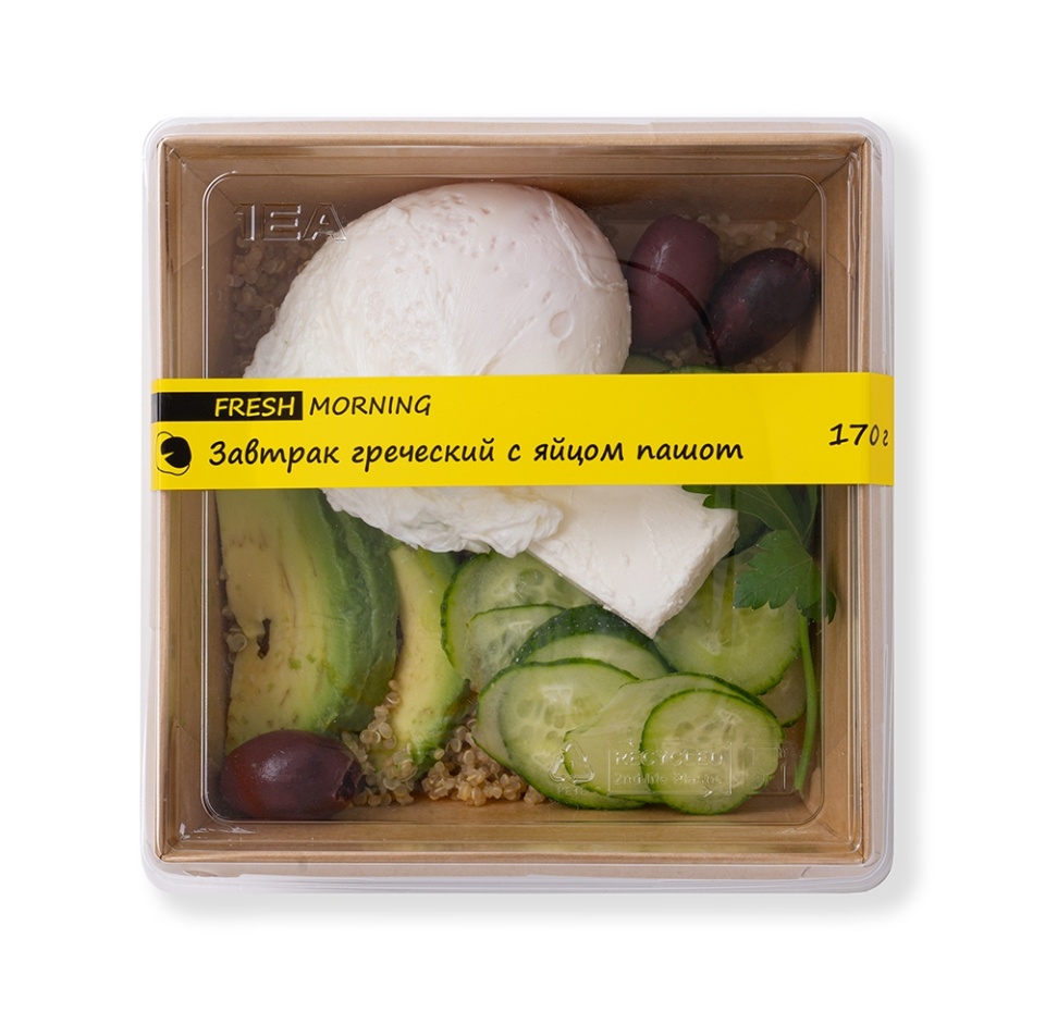 

Завтрак греческий с яйцом пашот 170 г