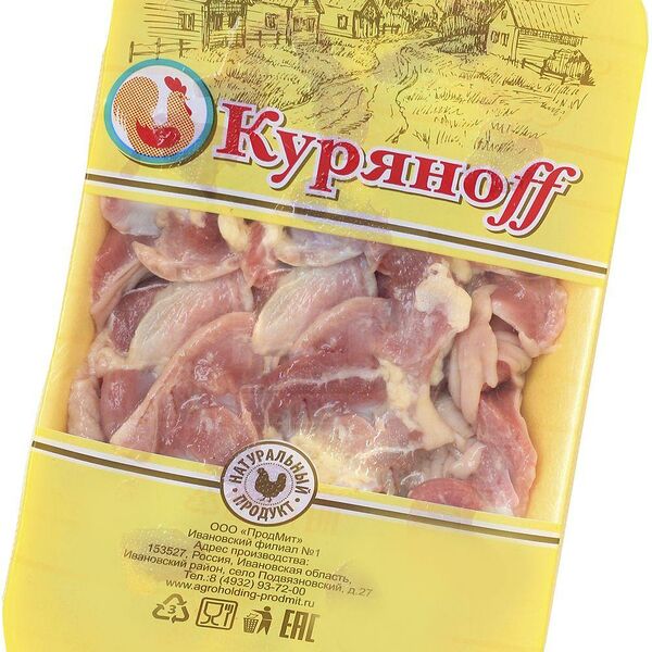 Желудки Куряноff цыплят-бройлеров