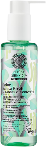 Очищающий гель для умывания Bereza Siberica 150 мл для проблемной кожи эсктракт белой березы