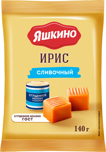 Ирис Яшкино Сливочный 140г
