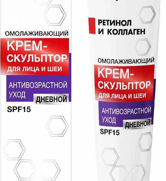 Крем-скульптор для лица и шеи дневной Compliment Антивозрастной уход SPF 15