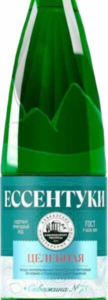 Вода Ессентуки минеральная целебная газированная 1.5л