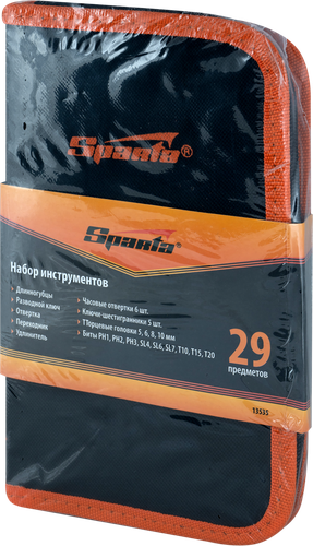

Набор слесарно-монтажный SPARTA 29 предметов