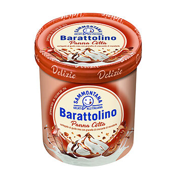 Десерт замороженный Sammontana «Итальянское мороженое Панна котта Бараттолино»