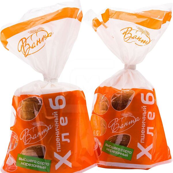 Хлеб Ванта Пшеничный половинка нарезка 260 г