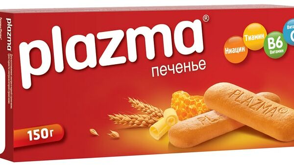 Печенье Plazma Обогащенное витаминами 150г
