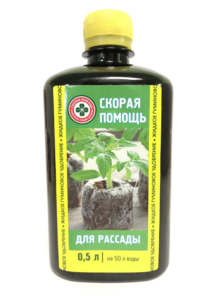 

Удобрение Скорая помощь для рассады, жидкое, 500мл
