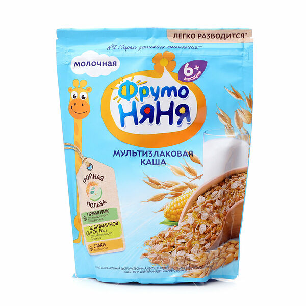 Каша ФрутоНяня мультизлаковая молочная