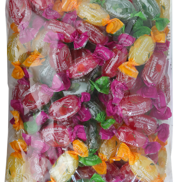 Конфеты карамельные Кондитер Кубани с соком ассорти, 500 г