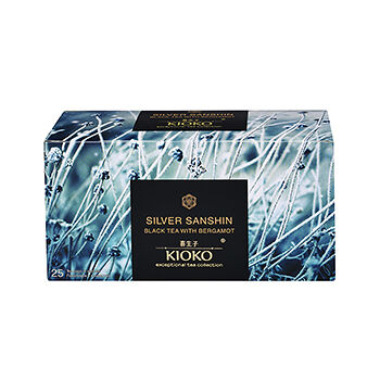 Чай Kioko Silver Sanshin чёрный с ароматом бергамота, 25х2 г