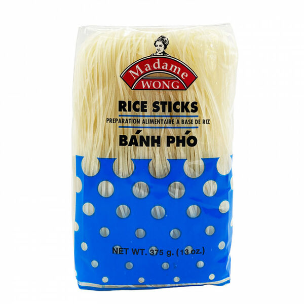 Лапша рисовая 1 мм MADAME WONG, 375 г
