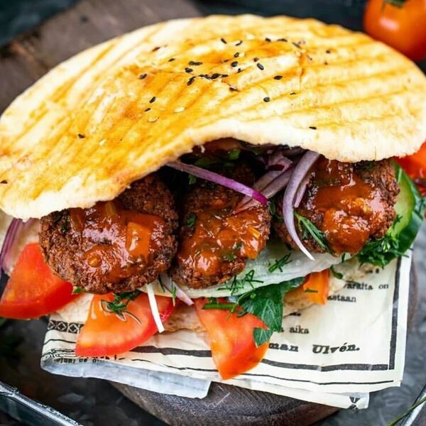 Донер микс в лепешке