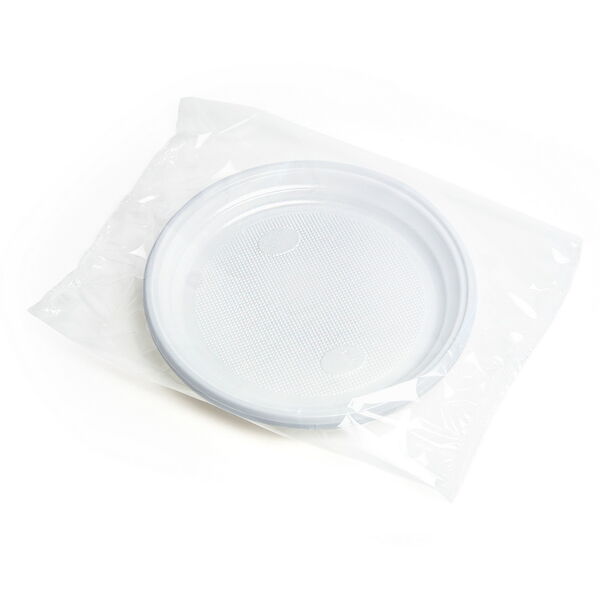 Тарелки 210 мм (белые), полипропилен, 10 шт.