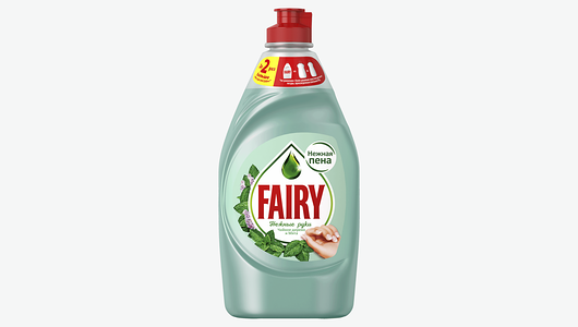 Средство для мытья посуды Fairy Нежные руки Чайное дерево и мята 450мл
