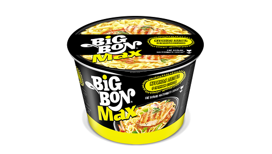 Лапша быстрого приготовления BigBon куриная с пряным соусом 95 г 
