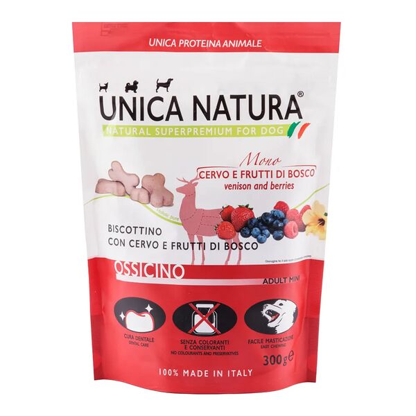 Лакомство для собак с мясом оленя и ягодами, 300 гр.