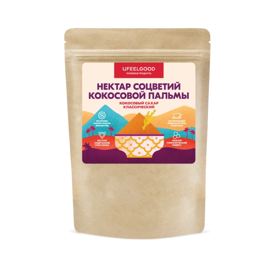 

Сахар Ufeelgood кокосовый 200 г