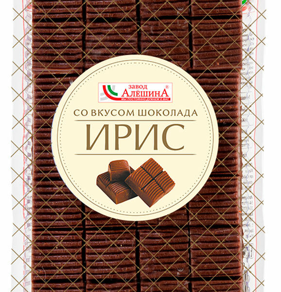 Ирис Завод Алёшина со вкусом шоколада 230 г