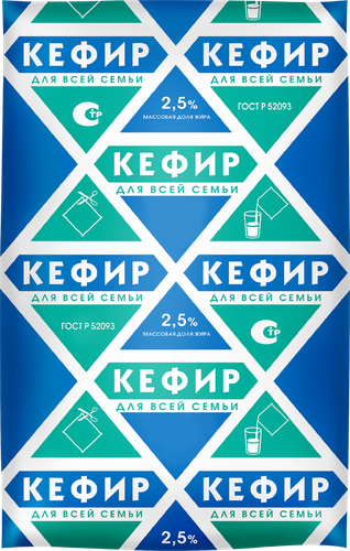 

Кефир Для всей семьи 2.5% 900 мл