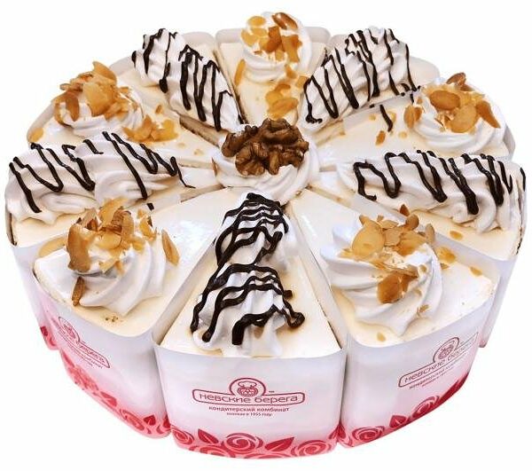 Торт Сметанник с орехами Невские берега
