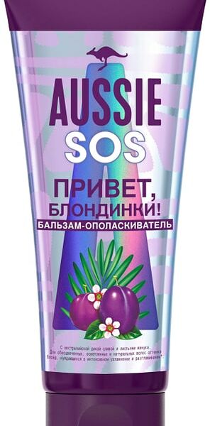 Бальзам-ополаскиватель для волос Aussie SOS Привет Блондинки 200мл