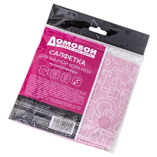 Салфетка для ванной комнаты, 30 х 30 см, микрофибра