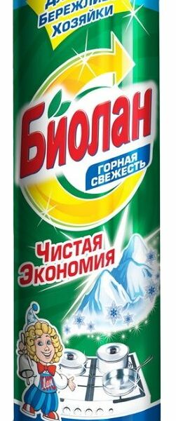 Чистящий порошок Биолан Горная свежесть