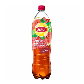 Холодный чай чёрный Lipton со вкусом Арбуза и мяты