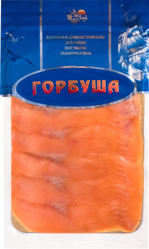 

Горбуша холодного копчения Рыбник ломтики 100 г