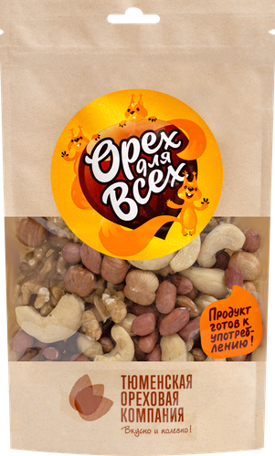 

Смесь ореховая ОРЕХ ДЛЯ ВСЕХ необжаренная, 150г