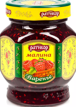 Варенье ратибор 360 г малина ст/б
