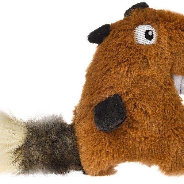 HOMEPET игрушка для собак белка с пищалкой 20 х 16,5 см.