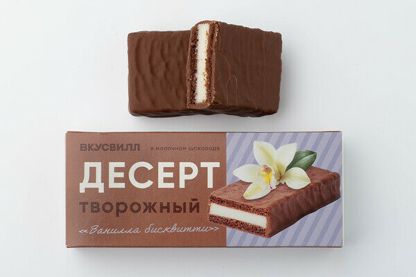 Десерт творожный Ванилла Бисквитти 