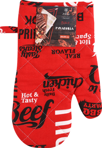 

Рукавица ВАСИЛИСА BBQ 18х30см, хлопок