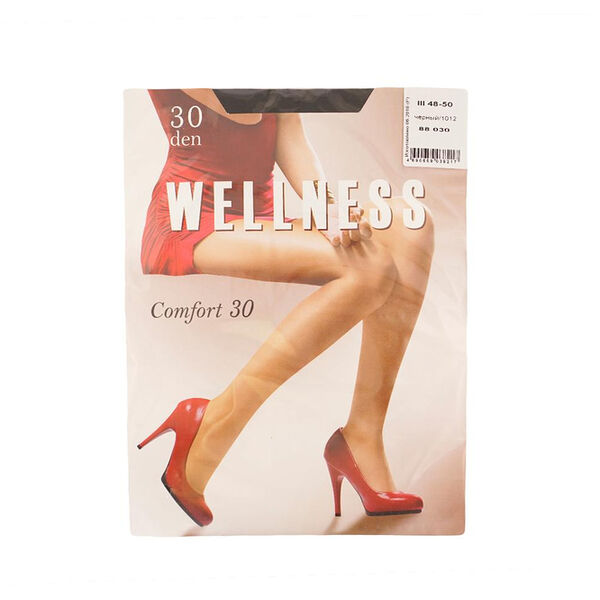 Колготки WELLNESS Comfort  цвет 1012/черный 30 den размер 2 WELLNESS Россия