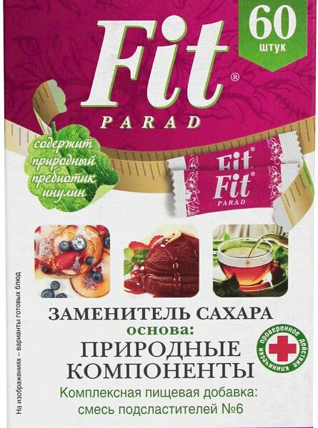 Заменитель сахара Fitparad №6 60г