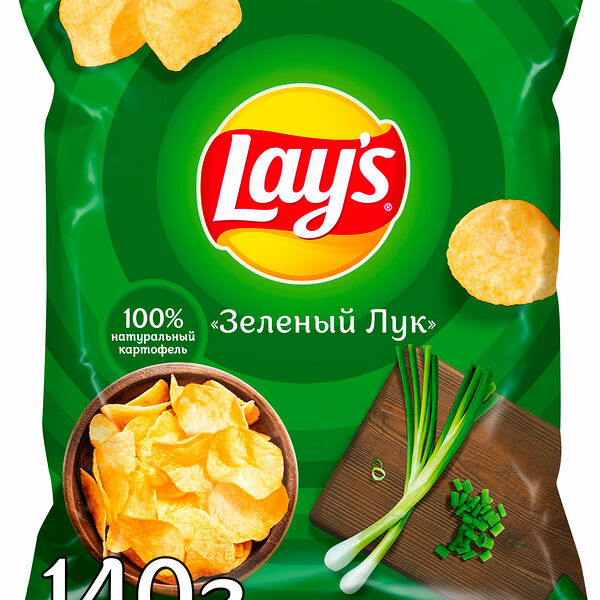 Чипсы Lays Молодой зеленый лук