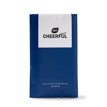 Салфетки бумажные 4-слойные размер L, Zhihu, 400 шт., Китай