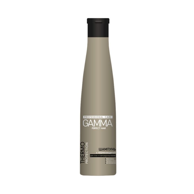 

Шампунь Gamma Perfect Hair Thermo Protection С термозащитой для сухих и поврежденных волос
