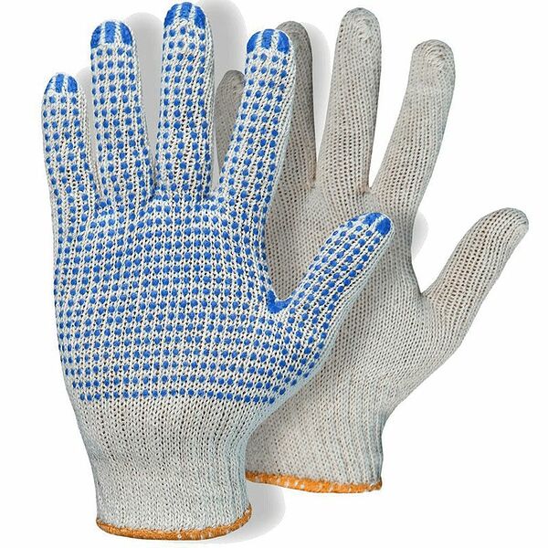 Перчатки трикотажные с частичным покрытием, 5шт